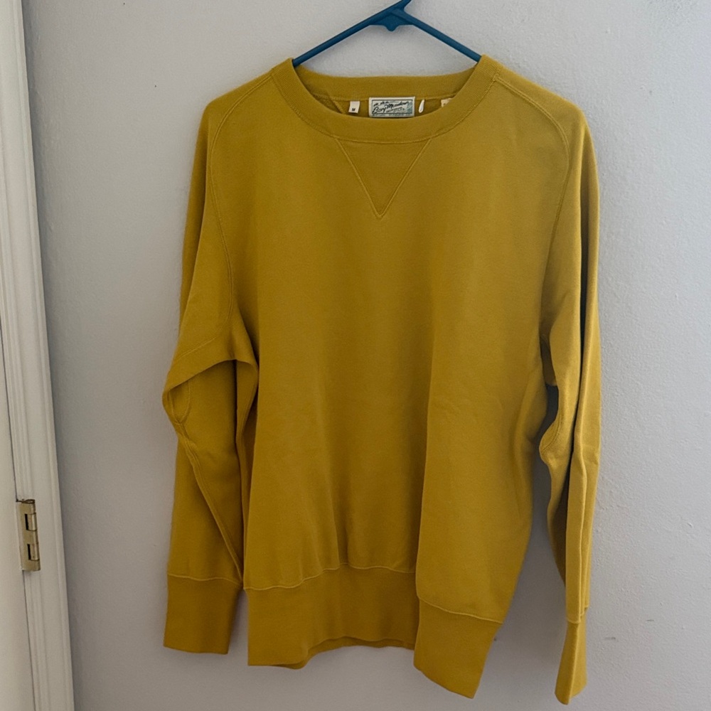 Levi's LVC bay meadows sweatshirt mustard